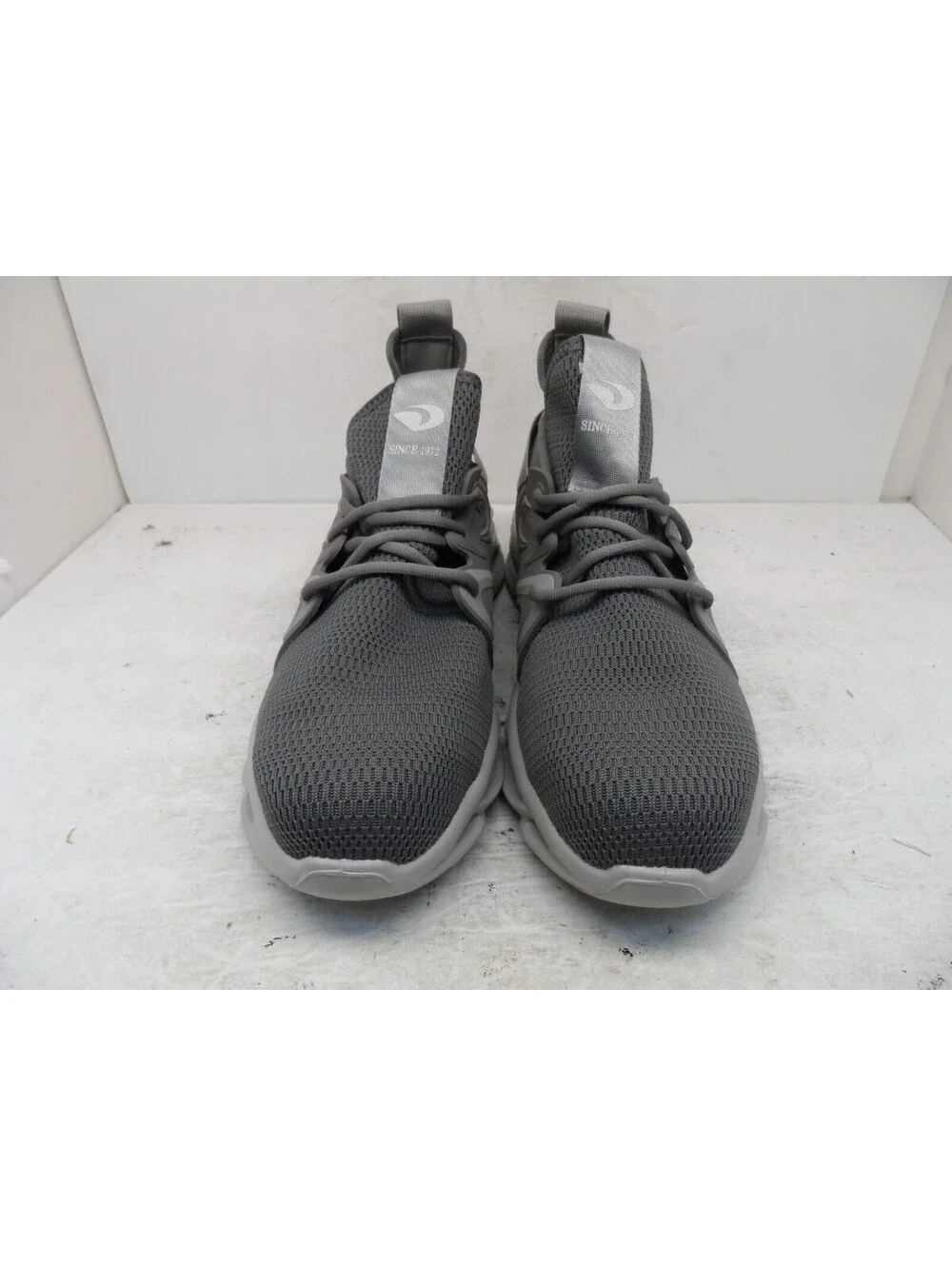 DRKA Men's Indestructible Steel Toe Safety Work Sneakers Grey Size 13M